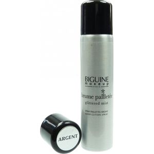 BIGUINE Glitzer Silber Körper Haar Spray 75ml Verzorging Cosmetica Make-up