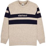 Element - 2000s Rib Crew - Wollen Trui - Beige
