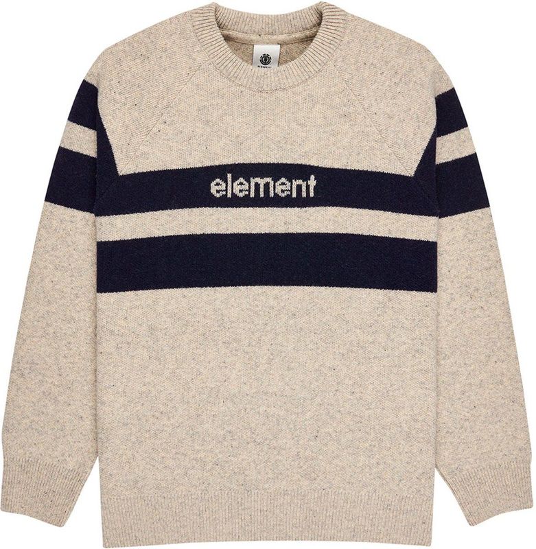 Element - 2000s Rib Crew - Wollen Trui - Beige