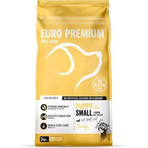 4x Euro-Premium Puppy Small Kip - Rijst 3 kg