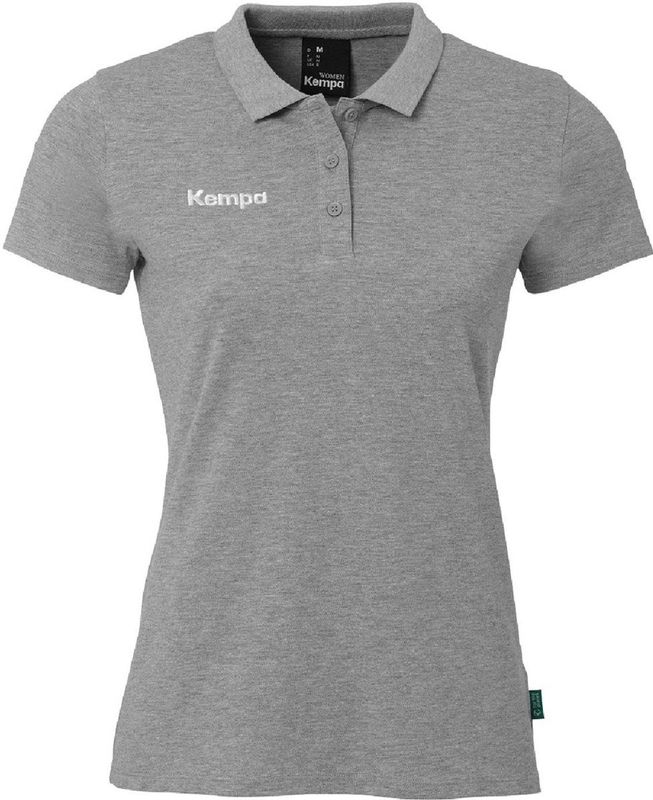 Kempa Damen Classic Polo Shirt 2005157 Dark Grau Melange-L