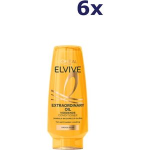 6x L'Oreal Elvive Extraordinary Oil Conditioner 500ml