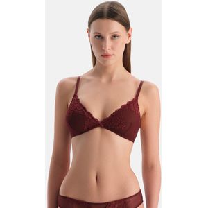 Dagi Half-gevoerde Beha met Dunne Vaste Bandjes en Beugel