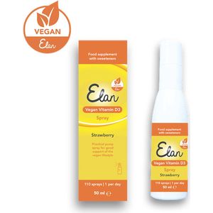 Elan Vegan vitamine D3 spray - 3.000 IU (75 mcg) vitamine D3 extra hoog (optimaal) gedoseerd