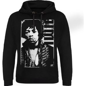 Jimi Hendrix Distressed Epic Hoodie Black-S