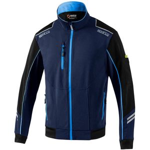 Sparco Tech Hooded Full Zip Sweatshirt | grijs-groen / xs | Vests | 02414GSVF0XS