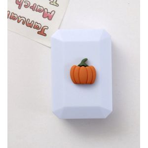 Cabantis Pompoen Lensdoos - Zuignap & Lenzen Pincet - Harde Lenzen - Lens Ploffertje - Handige Bewaarcase - Pompoen Blauw