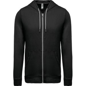 Kariban Hooded vestje van licht katoen K438 - Black - XS