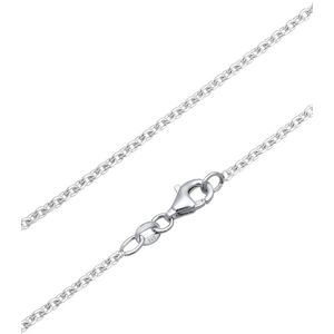 Elli Dames Halsketting Ringe verbonden oneindig met kristallen 925 zilver