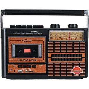 Cassette Speler - Zwart en Bruin - Walkman