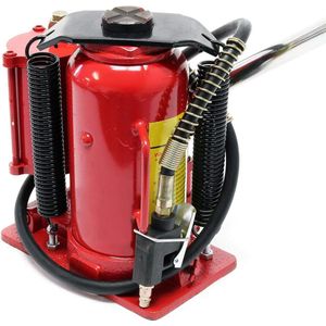 Hydraulische potkrik 12 ton - pneumatisch en handmatig autokrik met luchtaansluiting