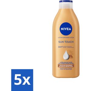 NIVEA – Bodylotion – Sun Touch Bruinen Zonder Zon – 400 ml - Bulkverpakking - 5 stuks