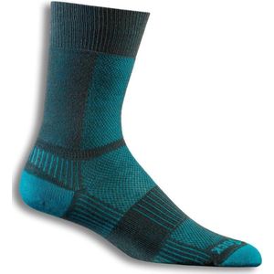 Wrightsock Coolmesh Crew - Lichtgrijs/Turquoise - 34-37