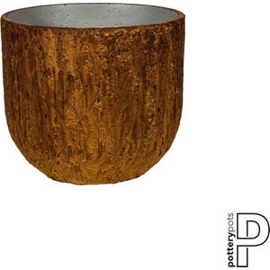 Pottery Pots Bloempot-Plantenbak Cody Roestbruin-Bruin D 28 cm H 25 cm