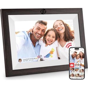 Equivera Digitale Fotolijst - 10.1 Inch - HD - WiFi - 32GB - IPS