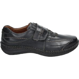 Josef Seibel - Instapper - Zwart - Leer - Klittenbandsluiting