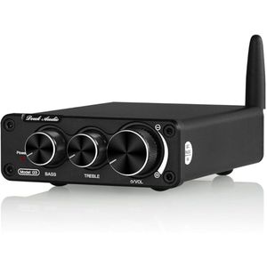 DailySupplies - Audioversterker - Zwart - Stereo Versterker - Bluetooth - Led Display