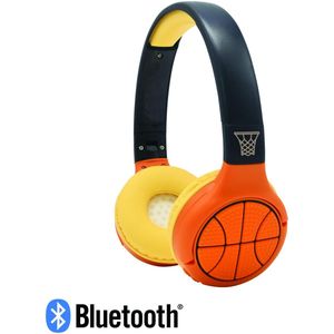Lexibook - HPBT010BA - Bluetooth Hoofdtelefoon - Oranje - 2-in-1 met Microfoon, Plegbare en Verstelbare