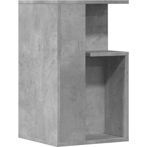 vidaXL-Bijzettafel-35x35x60-cm-bewerkt-hout-betongrijs