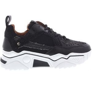 Dames Sneakers Dwrs Pluto Denim Black Zwart - Maat 40