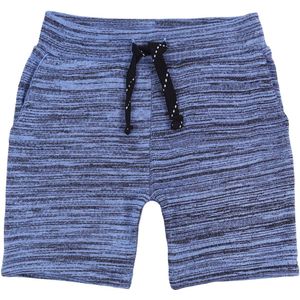 Blauw gemêleerd short