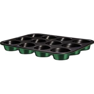 Berlinger Haus BH 6460 - Muffin - cupcake vorm - bakvorm - 12 stuks - 35 x 26.5 cm - emerald Collection