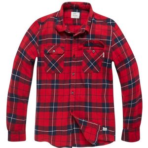 Vintage Industries Sem Flannel Shirt Flanellen overhemd rood XL
