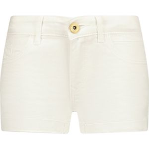 Vingino - Meisjes Denim Short - White - Maat 140