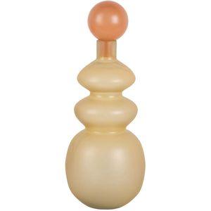 Present Time - Vase Alegre - Geel - Glas