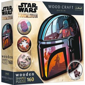 Trefl Trefl - Puzzels - 160 houten gevormde puzzels"" - The Mandalorian / Lucasfilm Star Wars The Mandalorian FSC Mix 70%"".