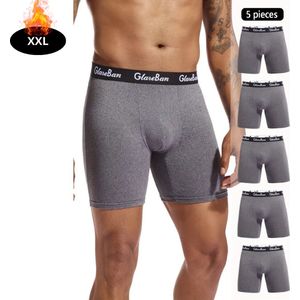 Livano Onderbroeken Heren - Boxershort - Ondergoed - Boxer - Underwear - Mannen - 5 Pack - Donkergrijs - S
