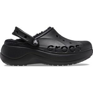 Crocs - Baya Platform Lined - Klompen - Zwart