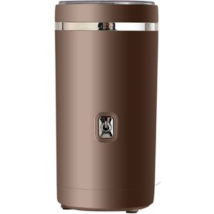 Pillensnijder - 18×9×9cm - 180ml - Elektrische maalmachine - Draagbare pillenvergruizer - Elektronische verpulveraar - Tablettensnijder - Geschikt voor thuisgebruik van medicijnen en vitaminetabletten - donkerbruin