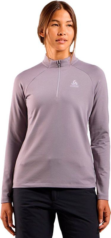 Odlo - Essentials Light 1/2 Zip - Sweater - Grijs - Lichtgewicht - Gerecycled Polyester