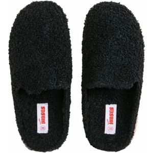 Freedom Moses - Kush - Pantoffel - Jet - Gerecycled Polyester, Rubberen Zool