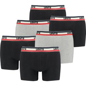 BOXERS 6-pack heren Levis SPRTSWR LOGO BOXER KORTE boxershorts ondergoed broek