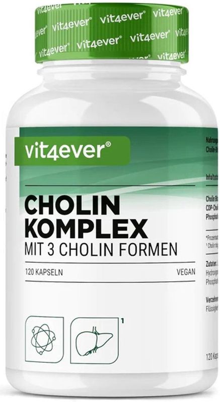 Vit4ever - Choline Complex - Voedingssupplement - 3-voudige Kracht