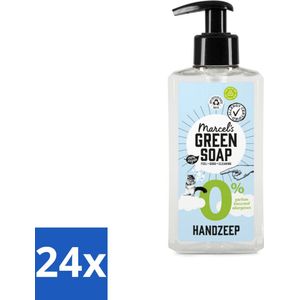 24 x Marcel's Green Soap - Handzeep 0% - Zachte verzorging - 250 ml - Handzeep - Biologische Zeep - Gevoelige Huid - Vegan Zeep - Natuurlijke Zeep