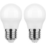 Modee - E27 LED Lamp - Warm Wit - Globe Mini P45 - 2.9W - 250 lumen - Vervangt 25W Halogeen Gloeilamp - 2 stuks