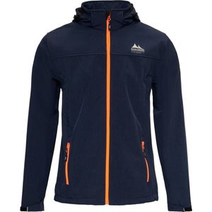 Nordberg Mats - Softshell Outdoor Zomerjas Heren - Navy/Donkerblauw Melange - Maat XL