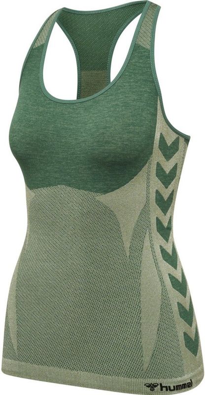 Hummel - Clea Seamless Top - T-shirt - Zwart - Rekbare Stof - BEECOOL® Technologie