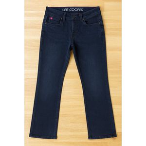 Lee Cooper Heren Jeans LC112ZPS – Straight Fit – Blue Black – W28 L32