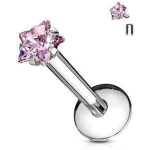 Ster Helix Zirkonia Piercing - Tragus