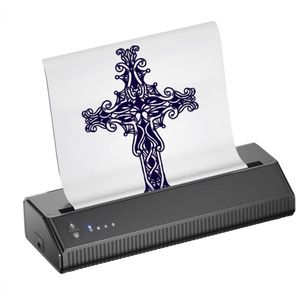 Tattoo Printer - Tattoo Stencil Printer Voor Mobiele Apparaten - Oefenhuiden Tattoo Multifunctioneel En Draagbaar - Met App-Control En Hoge Compatibiliteit