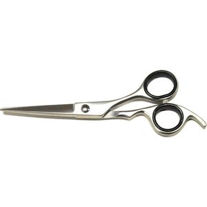 DZ Professionele Kappersschaar – Offset Design – 14 cm.- Mat RVS