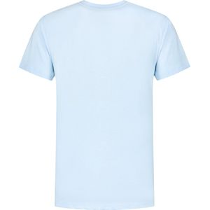 Rogelli Graphic T-Shirt Sportshirt - Korte Mouwen - Heren - Licht Blauw - Maat M