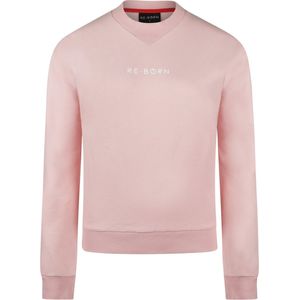 Re-Born - Sportkleding - Sport trui - Trui ronde hals - Dames - Licht roze - Maat XS