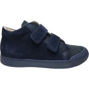Naturino - Dord - Mt 26 - velcro's bumper lederen effen hoge sneakers - Navy
