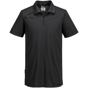Portwest - PW2 Hi Vis DX410 - Poloshirt - Volledig Zwart - XXL