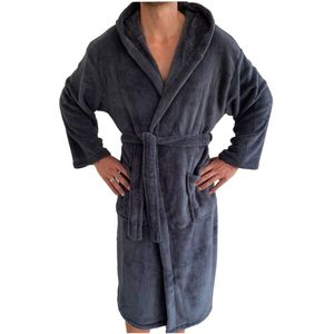 Knuffelzachte Uniseks Badjas met Capuchon voor Comfort en Ontspanning